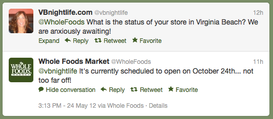 Whole Foods Social Media