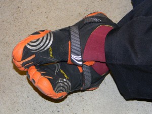 Yu-kai's awesome shoes while he relaxes at his Advanced Octalysis Gamification Design workshop