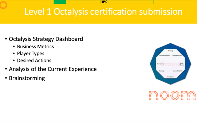 Octalysis Certificate Achiever: Robert Sherman
