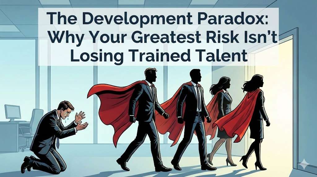 The Development Paradox: Why Your Greatest Risk Isn’t Losing Trained Talent