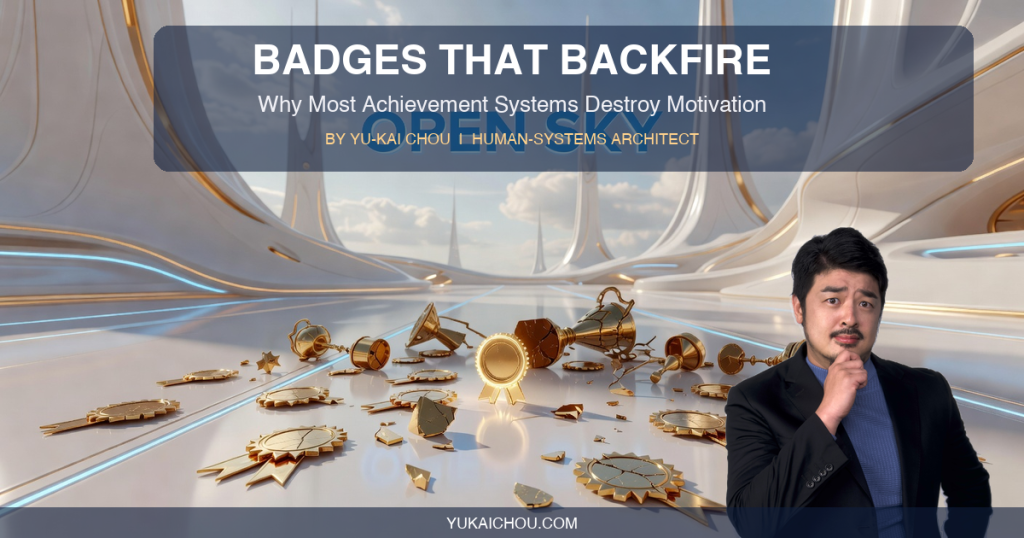 Badges That Backfire: Why Most Achievement Systems Destroy Motivation