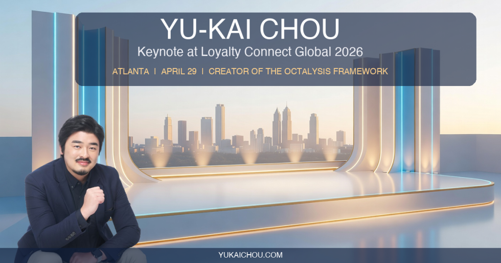 Yu-kai Chou’s Loyalty Connect Global Keynote (US): Why the Loyalty Industry’s Inflection Point Needs Gamification