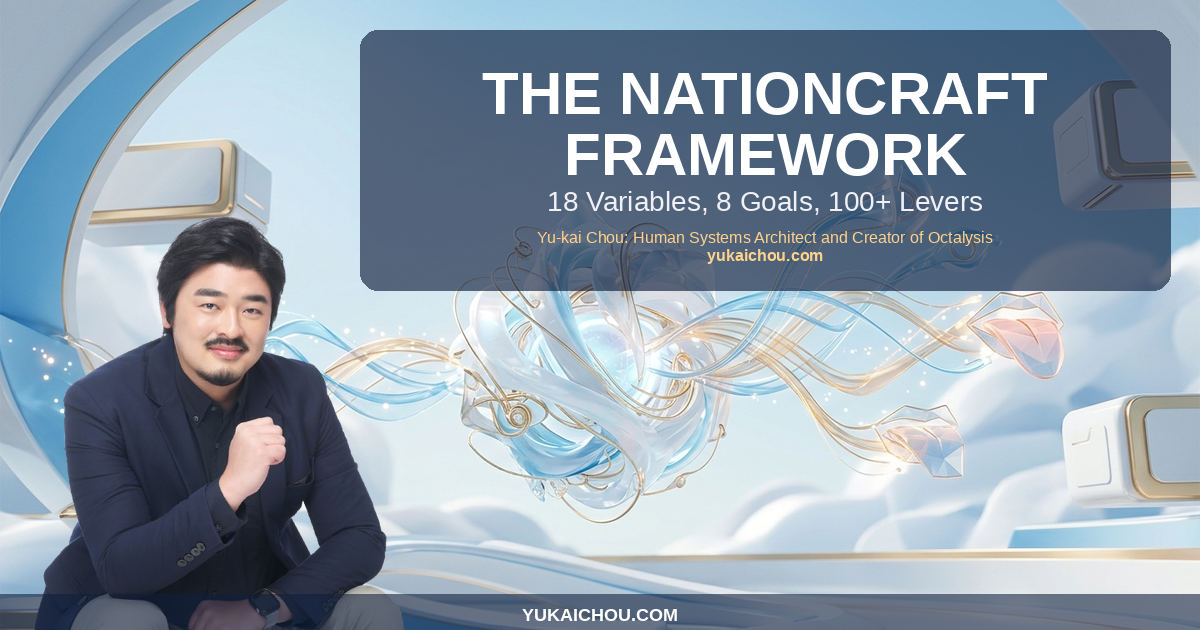 The Nationcraft Framework — a visual introduction with Yu-kai Chou (Human Systems Architect)