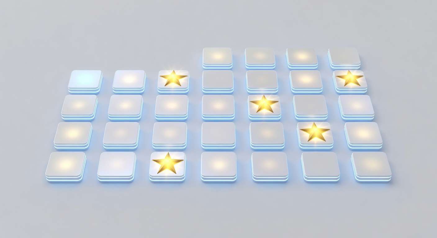Recovery star calendar showing resilience pattern in gamification streak design