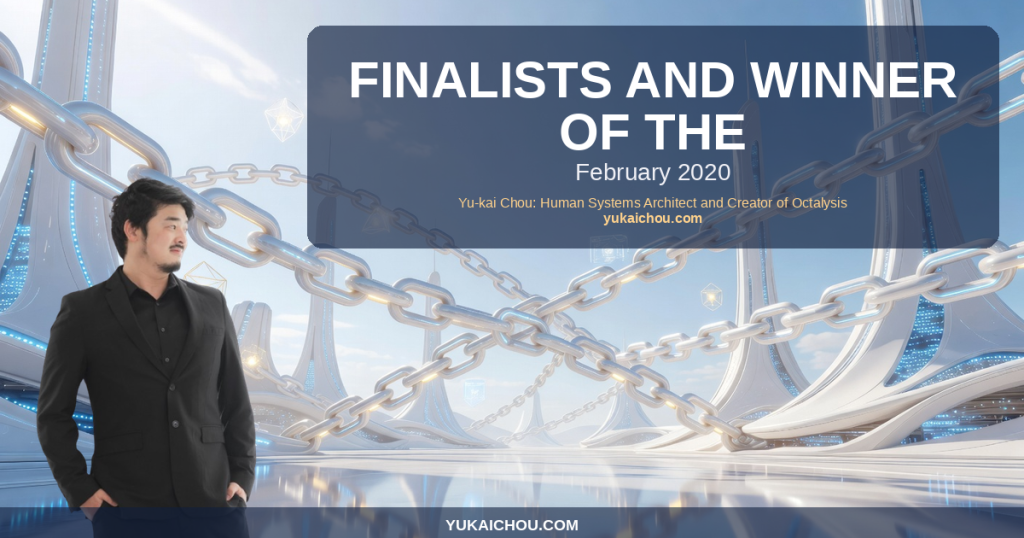 Finalists and Winner of the Octalysis Prime Item Design Challenge, February 2020