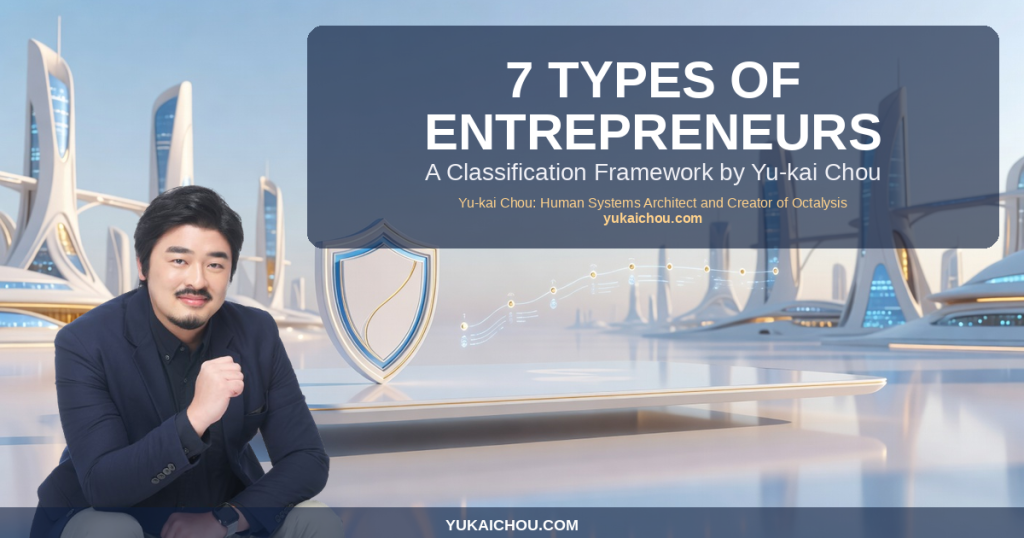 7 Types of Entrepreneurs: A Classification Framework by Yu-kai Chou