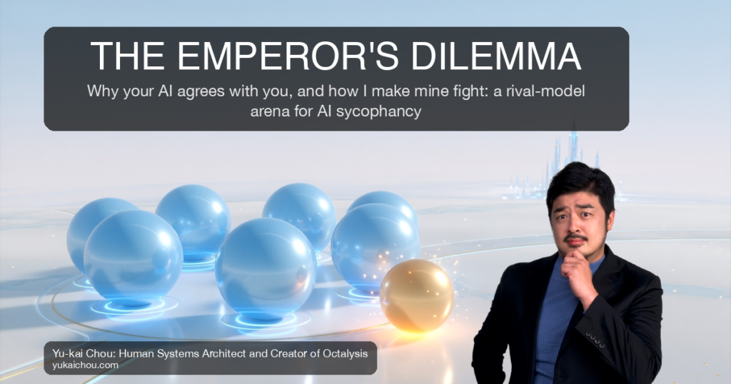 The Emperor’s Dilemma: Why Your AI Agrees With You (and How I Make Mine Fight)