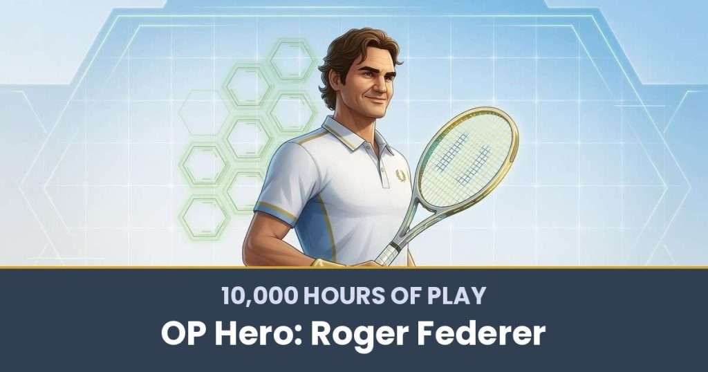 10,000 Hours of Play by OP Hero: Roger Federer